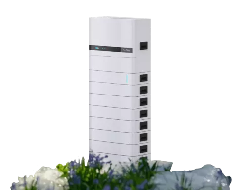 Stromspeicher von Haus der Energie im Frühjahr